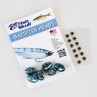 Fish Skull Baitfish Heads Streamerkoepfe blue baitfish