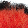 Marabou Tiny Tip flame/schwarz