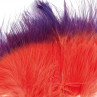 Marabou Tiny Tip flame/purple