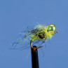 Nymphe gebunden mit Hump-Bak Glass Beads giftgrün, zum Fliegenbinden unter Fliegenbindematerial bei Flyfishing Europe