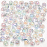 Hump-Bak Glass Beads clear rainbow zum Fliegenbinden unter Fliegenbindematerial bei FFE