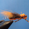 Terrestrial gebunden mit Fly Foam orange und braun zum Fliegenbinden unter Fliegenbindematerial bei Flyfishing Europe