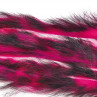 Double Cross Zonker Strips pink/schwarz zum Fliegenbinden unter Fliegenbindematerial bei Flyfishing Europe