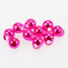 Tungsten OFF Beads metallic pink exzentrische Tungstenperlen