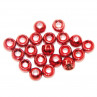 Tungsten Perlen Standard met. rot zum Fliegenbinden unter Fliegenbindematerial bei Flyfishing Europe
