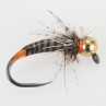 Magic Quill Nymphe orange Tag GAGA Flies