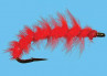 Marabou Larva Red Größe 18, Solitude Nymphen zum Fliegenfischen auf Äschen und Forellen bei Flyfishing Europe