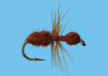 Ant (Ameise) Cinnamon Größe 14, Solitude Terrestrials zum Fliegenfischen auf Äschen und Forellen bei Flyfishing Europe
