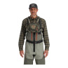 Simms Tributary Hybrid Chest Pack regiment camo olive drab Vorderansicht